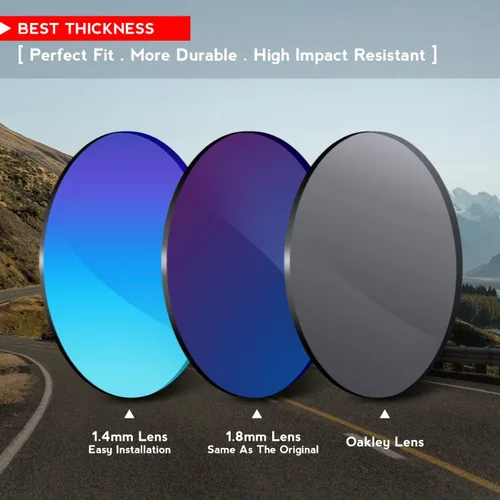 Vista 6 de OOWLIT Replacement Lenses Compatible with Oakley Garage Rock Sunglass