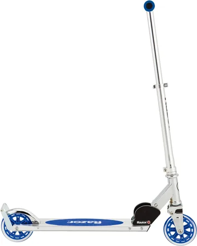 Vista 7 de Razor A3 Kick Scooter for Kids - Larger Wheels, Front Suspension, Wheelie Bar, Lightweight, Foldable, and Adjustable Handlebars