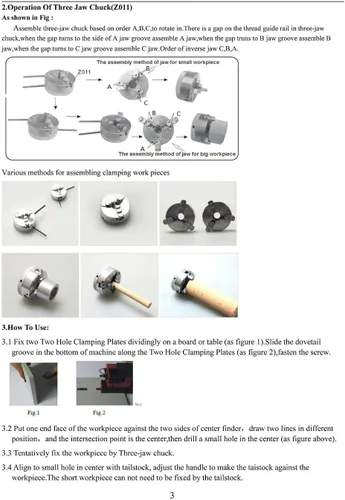 Vista 4 de Máquina de torno multifunción de metal Mini máquina de torno, 12V miniatura DIY 20000Revmin 1,776.969in