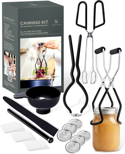 Hungry Artisan - Kit de suministros para conservas, acero inoxidable, 18