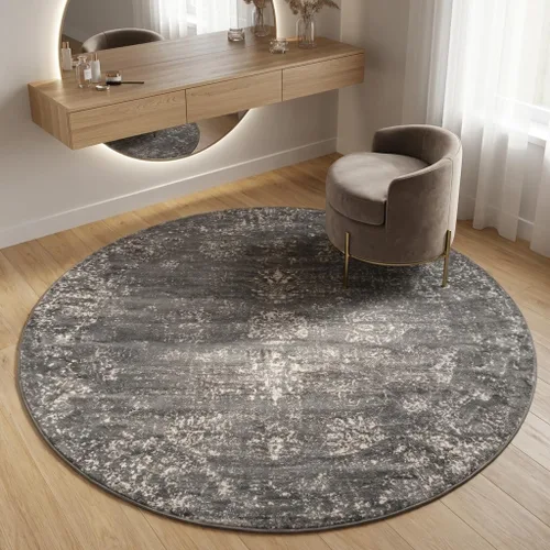 Vista 94 de Unique Loom Sofia Collection - Alfombra Casino (rectangular de 9 x 12 pies, color marrón/marfil)