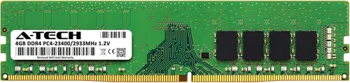 Vista 2 de A-Tech 4GB DDR4 2933MHz PC4-23400 (PC4-2933Y) CL21 UDIMM 1.2V Non-ECC DIMM 288-Pin Módulo de actualización de memoria RAM para computadora