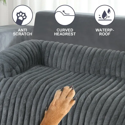 Vista 6 de Wn's Day Cama Lujosa de Sofá para Perros, Funda Calmante Lavable de Sofá para Perros, Protector de Sofá Removible para Perros, Cama de Sofá