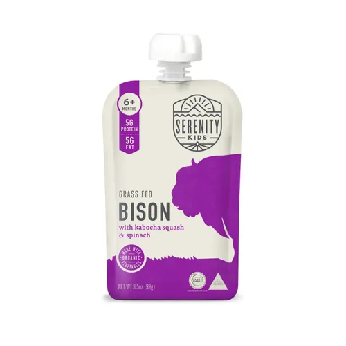 Vista 26 de Serenity Kids Bolsas de comida para bebés de más de 6 meses – Alimento orgánico para bebés lleno de nutrientes con 0.18 oz de proteína – Bolsas