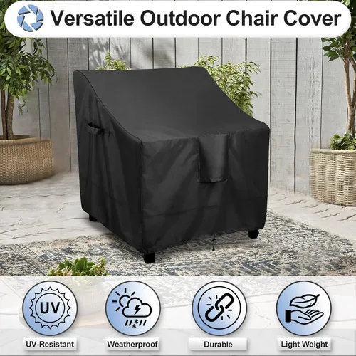 Vista 4 de OutdoorLines Funda Impermeable para Silla de Muebles de Exterior - Fundas para Sillas de Patio y Césped Resistentes a los Rayos UV para Muebles