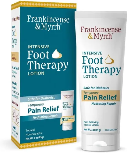 Crema para aliviar el dolor de pies de incienso y mirra, loción intensiva para terapia de pies, crema para aliviar el dolor del nervio diabético,