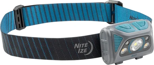 Vista 2 de Nite Ize Radiant RH2 PowerSwitch - Linterna frontal recargable para camping y senderismo, batería recargable, luz manos libres con 7 modos
