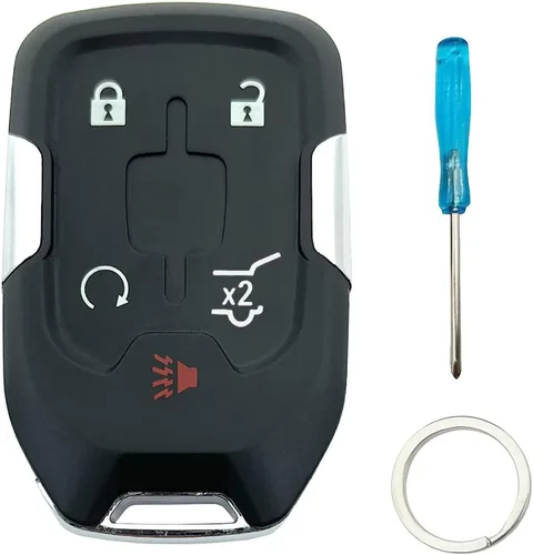 Vista 8 de Llavero inteligente para 2015-2020 Chevy Suburban/Tahoe/GMC Yukon + Yukon XL 315MHz, llavero remoto de entrada sin llave HYQ1AA (con chip, 6 botones)