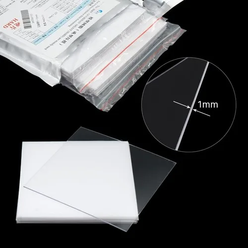 Vista 7 de 20 piezas de férula dental 0.039 in termoformado hoja de material de prótesis oral modelo rebanada de molde para la formación de vacío duro 5"x5