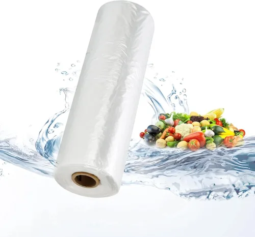 Vista 14 de Bolsas de plástico para productos de 12 x 16 pulgadas en rollo, bolsas de plástico transparente para alimentos, verduras, frutas, pan, bolsas