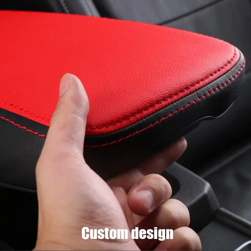 Vista 4 de XITER Protector de funda para reposabrazos de automóvil, 1 almohadilla de cuero para consola central para Nissan Altima 2019-2025, protector de caja