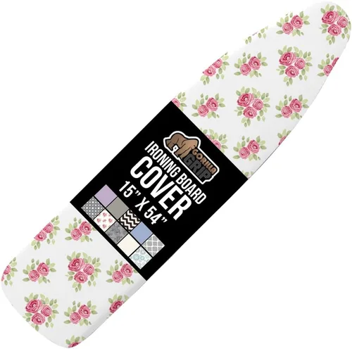 Vista 14 de The Original GORILLA GRIP Funda y almohadilla para tabla de planchar, revestimiento de silicona, acolchado grueso resistente a quemaduras, fundas
