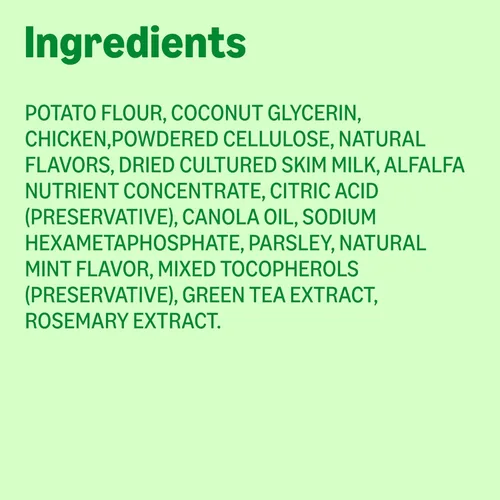 Vista 6 de Marca Amazon – Wag Golosinas Dentales para Perros para ayudar a limpiar los dientes y refrescar el aliento, pequeñas, sin sabor, 2.25 libras, 60