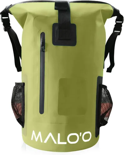 Vista 11 de Malo'o Dry Pack impermeable resistente mochila – bolsa seca enrollable (capacidad de 30 L)