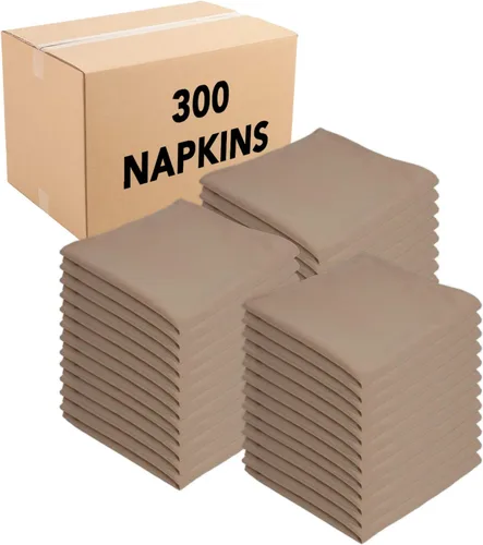 Vista 12 de Arkwright Servilletas de tela para restaurante, (paquete de 25) servilletas de poliéster hilado con bordes con dobladillo, ideal para cenas, bodas