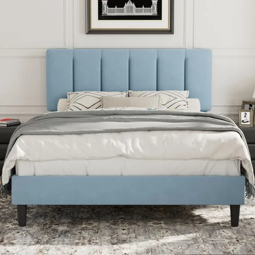 Vista 57 de VECELO Base de cama de tamaño individual con cajón de almacenamiento, base de cama de plataforma resistente con cabecera y fuerte soporte de Negro