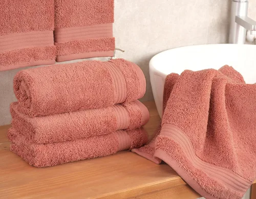 Vista 210 de Cotton Paradise 100% Cotton Turkish Washcloth Set for Bathroom, 4 Piece Soft Absorbent Small Hand Face Towels Wash Rags, Lilac