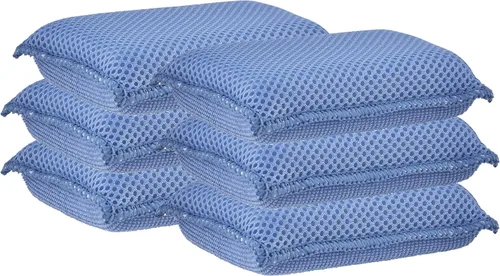 Vista 11 de Esponjas de microfibra para platos, esponjas de cocina, esponja antiarañazos, esponjas de limpieza para el hogar, suministros de limpieza multiusos