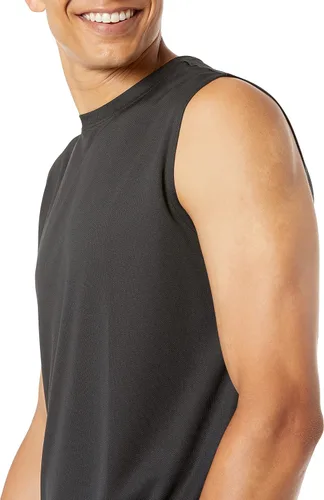 Vista 5 de Amazon Essentials Men's Active Performance Tech Muscle Sleeveless Top, Breathable Moisture Wicking Workout Shirt
