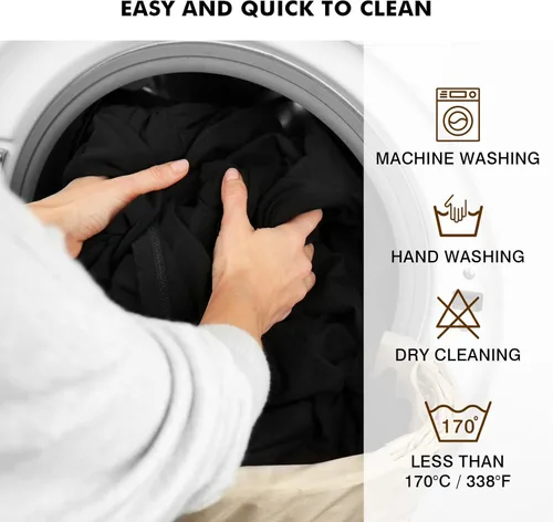 Vista 5 de Fixwal 12 fundas elásticas para sillas plegables de elastano, universales, ajustables, lavables, para comedor, fiesta, boda, banquete y decoración