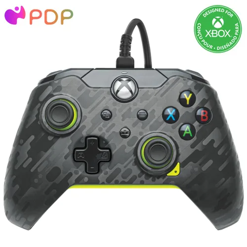 Vista 13 de PDP Wired Xbox Gaming Controller: Gamepad Licensed for Xbox Series X S, Xbox One, Windows PC, Audio Controls, 8ft Cable, 3.5mm jack, Mappable