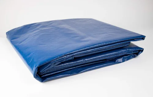 Vista 4 de Blue Wave BWC954 Oro 15 años 14 x 28 pies Cubierta rectangular de piscina para invierno, Azul Real