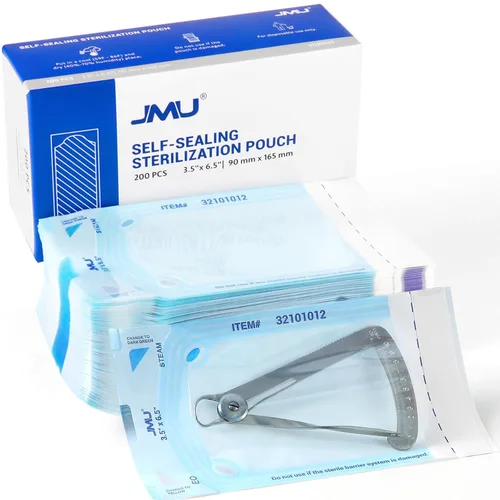 Vista 24 de JMU Bolsas de esterilización autosellantes 2.75 "x 10", 2000/caja (10 cajas)