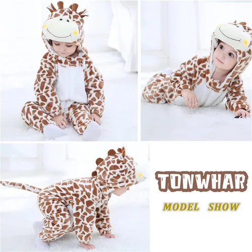 Vista 4 de Tonwhar - Mameluco disfraz para bebé de 0 a 3 años, diseño de animales y dibujos animados.