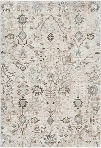 Hauteloom Claydon - Alfombra marroquí de granja para sala de estar, dormitorio, comedor, estilo bohemio neutro, tradicional, oriental, beige,