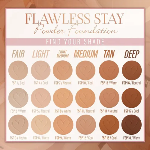 Vista 3 de flawless stay powder foundation fsp 2.0