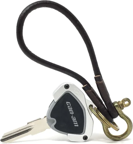 Vista 11 de Soporte para llaves para CAN AM Spyder F3 RT RT-S ST RSi, cubierta para agujero de llave accesorio negro con correa de cuero oscuro Ver3.0