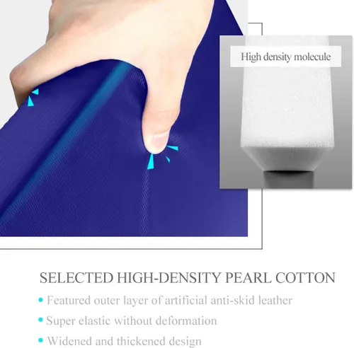 Vista 3 de Katop Acolchado cuadrado para bastón de baloncesto que se adapta a postes de 5 x 5 pulgadas, almohadilla de baloncesto duradera de 6 pies de alto