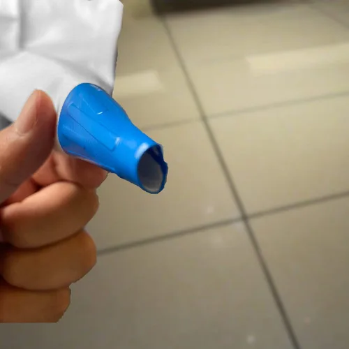 Vista 4 de Bolsa de mortero de mampostería de lechada para azulejos, bolsas de tuberías resistentes, bolsa de cemento, bolsa selladora de lechada, 13 x 25