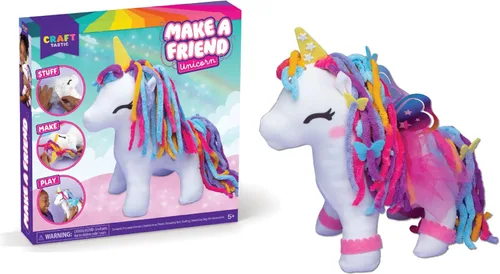 Vista 10 de Craft-tastic – Make a Bunny Friend Craft Kit – Aprende a hacer 1 muñeco de peluche fácil de coser con ropa y accesorios