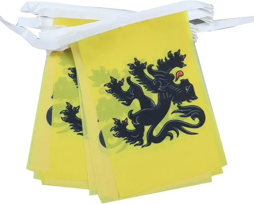 Vista 192 de Guatemala 19.7 ft BUNTING Flag 20 banderas 9'' x 6'' - Banderas de cuerda guatemalteca 5.9 x 8.3 in - AZ FLAG