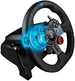 Vista 4 de Volante para carreras Force de Logitech G920, (941-000121) (Restaurado certificado)., Negro