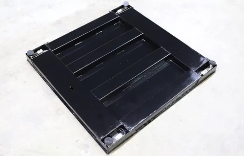 Vista 2 de SellEton SL-4x4-10k-NN - Báscula de suelo/paleta/almacén/industrial, 48 x 48 pulgadas, 10,000 lb x 1 lb