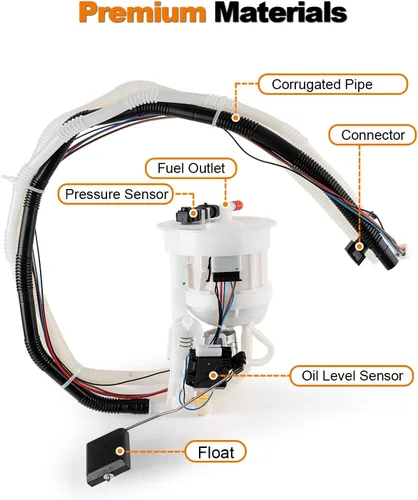 Vista 3 de Conjunto de Bomba de Combustible Compatible con 2003-2005 Mercedes-Benz E320 2006-2009 E350 E500 CLS500 CLS550 W211 Izquierda y Derecha 3.2L 3.5L