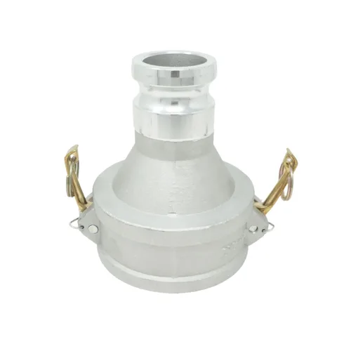 Vista 2 de Gloxco Tipo de aluminio DA leva y ranura de manguera de montaje, reductor, 4 "Camlock hembra x 2 "Camlock macho (CAM-4020-DA-AL)