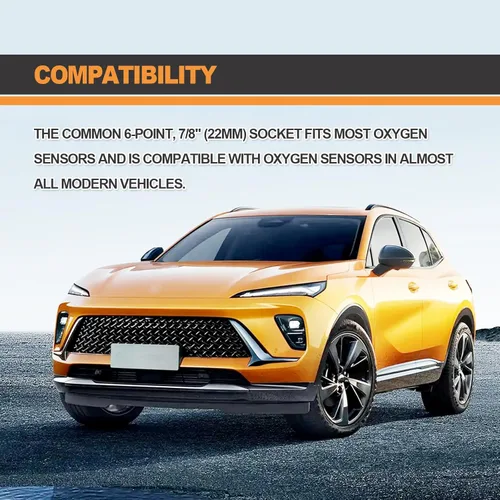 Vista 7 de 70094-Zócalo de sensor de oxígeno de 1/2 pulgada x 7/8” (22mm) - se ajusta a todos los vehículos para la extracción e instalación de sensor