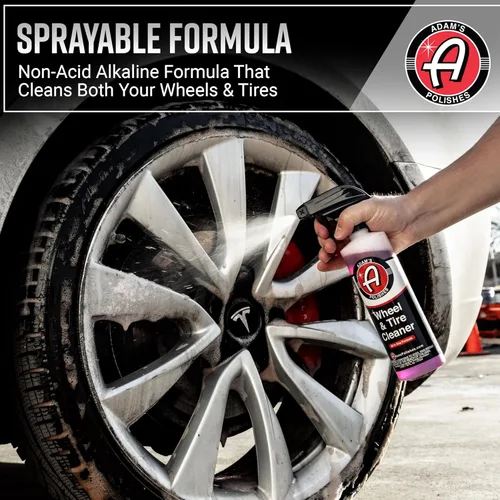 Vista 3 de Adam's Polishes Juego de Limpieza para Llantas y Neumáticos - Profesional Todo en Uno, Spray de Limpieza para Neumáticos, Llantas, Rines, Barriles