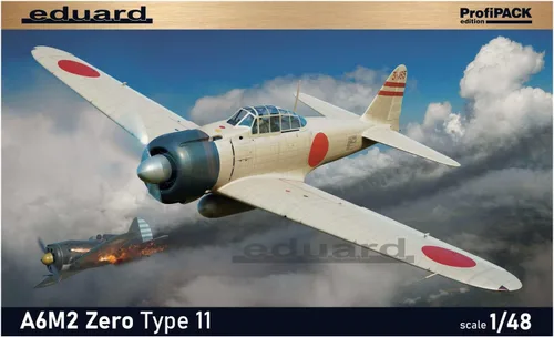 Vista 11 de Eduard Kit 1:48 Profipack - A6M2 Zero Tipo 11