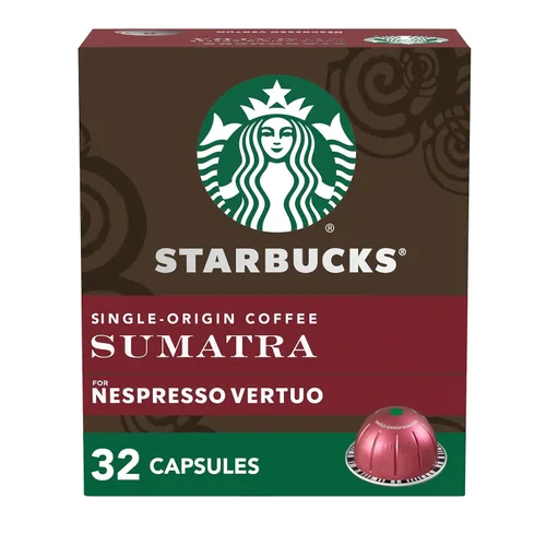 Vista 11 de Starbucks by Nespresso Vertuo, Café tostado oscuro Caffè Verona, 32 cápsulas de café, prepara 7.8 onzas.