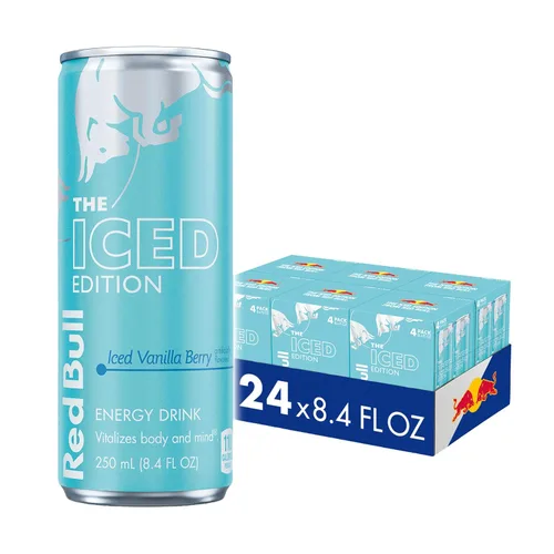 Vista 30 de Red Bull - Bebida energética, edición de coco, 8.4 onzas líquidas, paquete de 4, 33.6 onzas líquidas