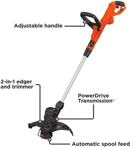 Vista 7 de BLACK+DECKER - Recortadora/bordeadora con cable, de 13 pulgadas, 5 amperios (ST8600)
