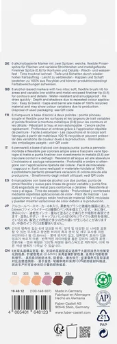 Vista 2 de Faber-Castell Goldfaber Sketch - Marcadores de doble punta - Retrato, juego de 6