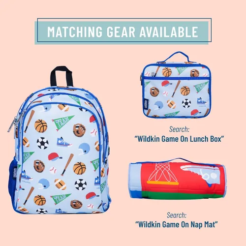 Vista 4 de Wildkin - Mochila infantil de 15 pulgadas para niños y niñas