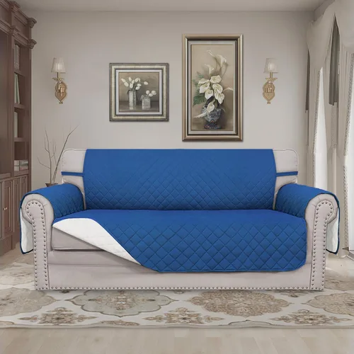 Vista 88 de Easy-Going - Funda reversible para sofá reclinable, resistente al agua, protector de muebles con correas elásticas, para mascotas y niños