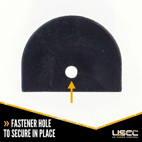 Vista 5 de US Cargo Control Tapas de extremo en ángulo para rieles de rieles en L (4 unidades), tapas de extremo en L que eliminan los bordes afilados