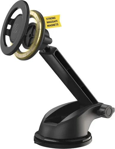 Vista 13 de Scosche SMS1CD Soporte MagSafe para ranura de CD, soporte magnético ajustable para teléfono celular para reproductor de CD de automóvil, compatible